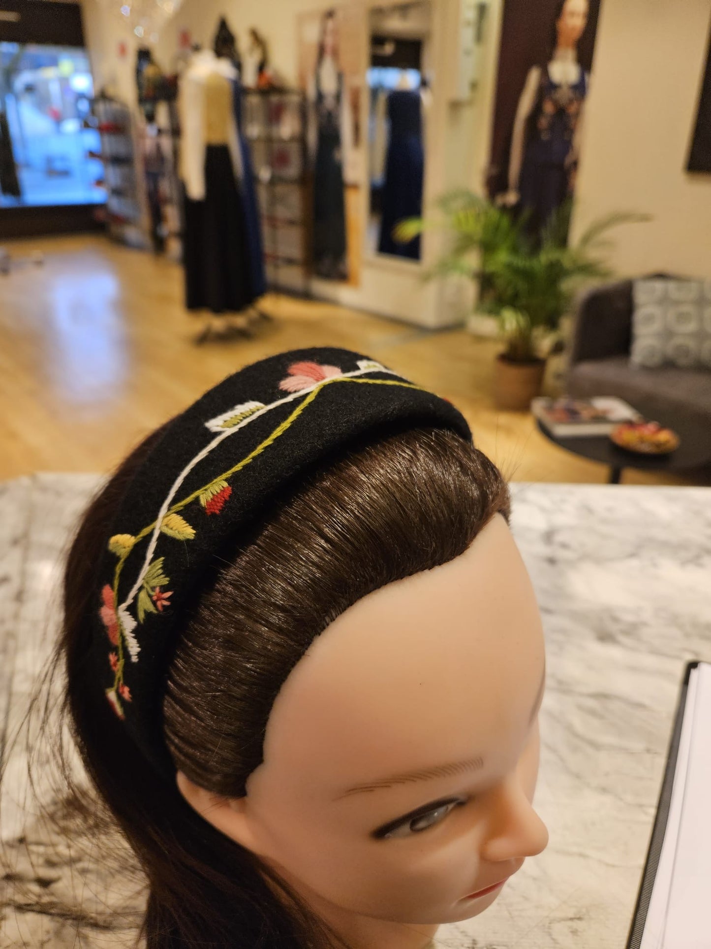 Hårbøyle - Rogalandsbunad (Svart)