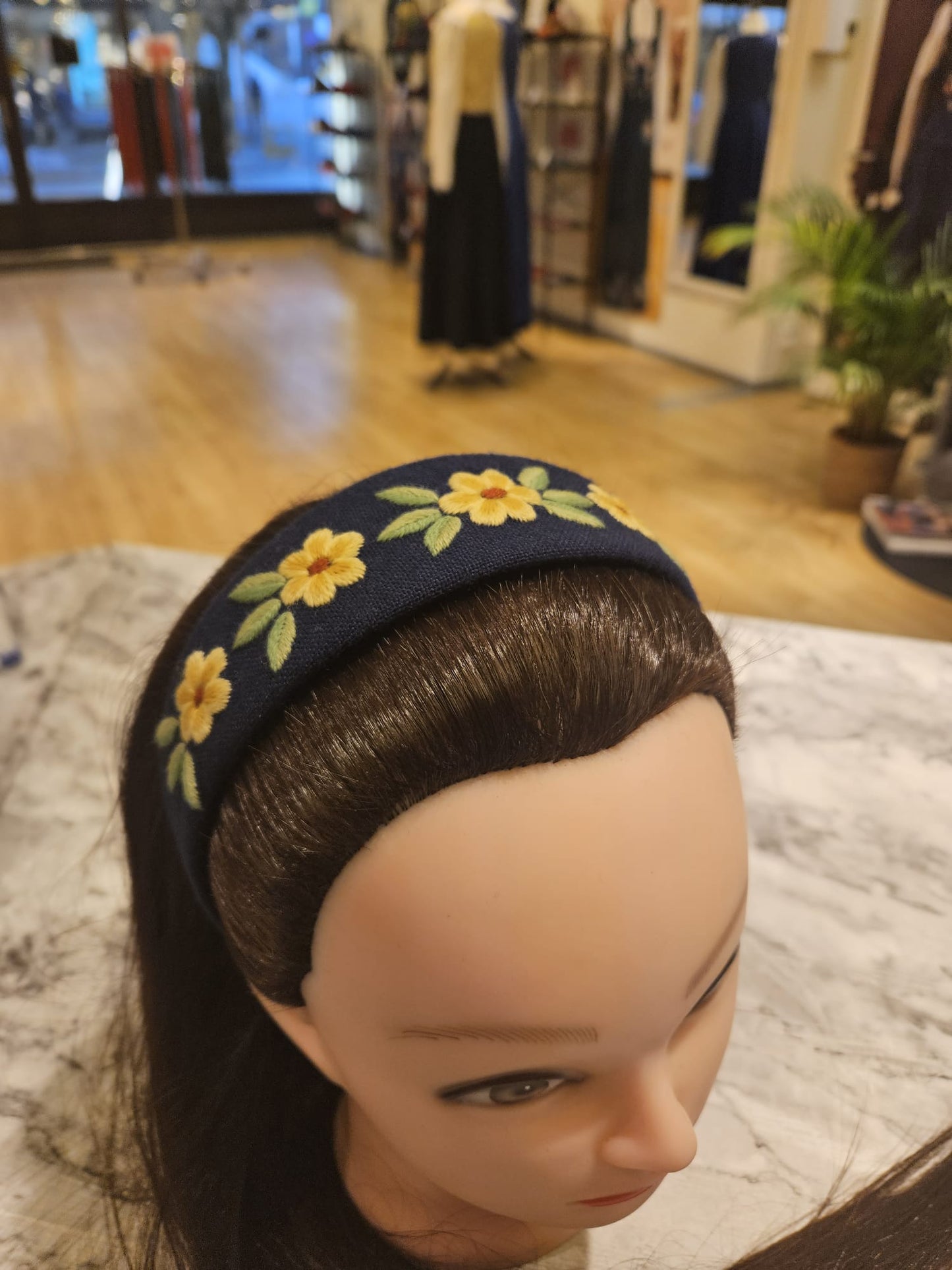 Hårbøyle - Løkenbunad (blå)