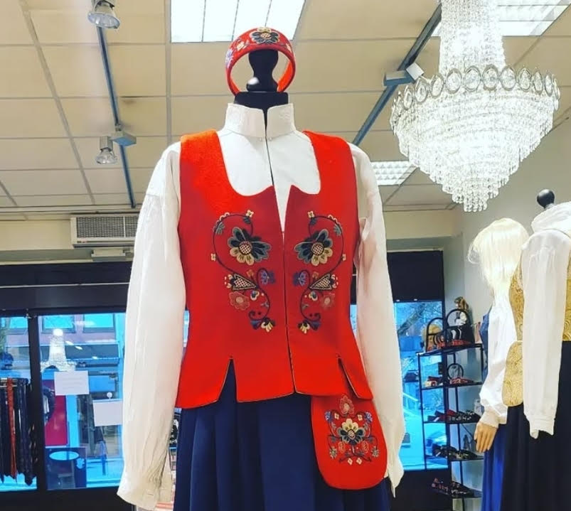 Vest - Bolsøybunad (Rød)
